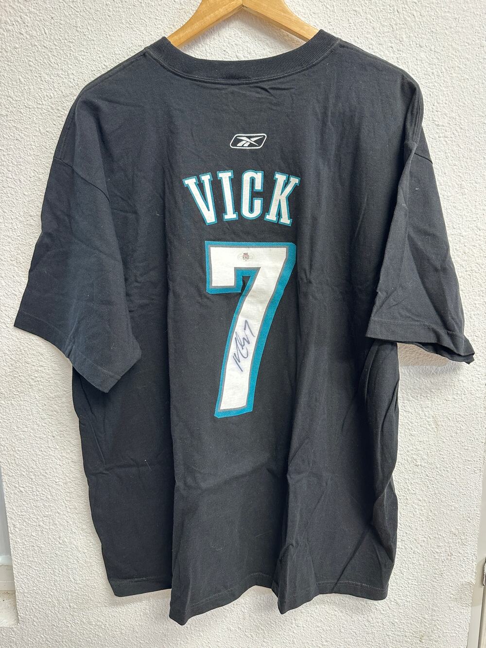 michael vick autographed t shirt